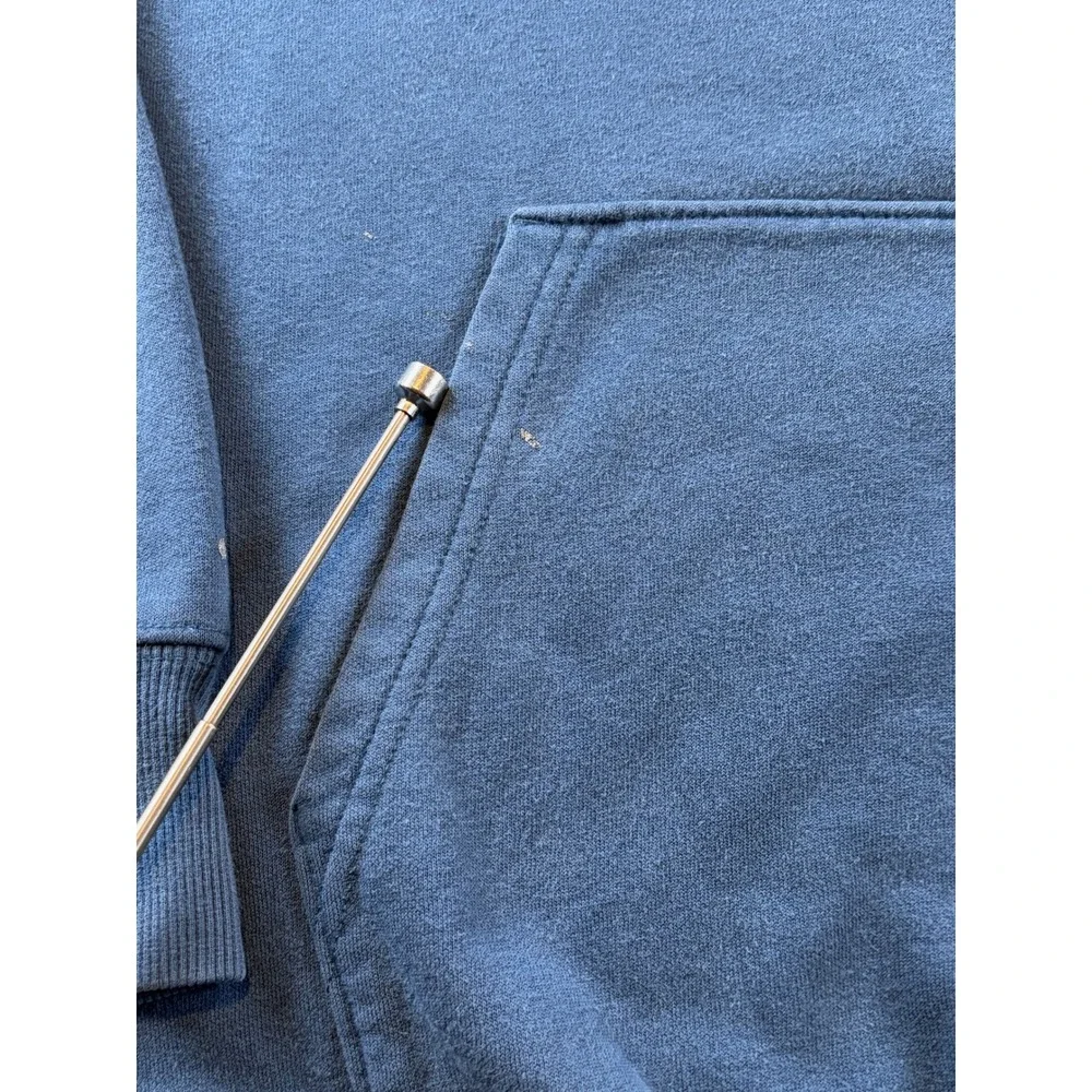 The North Face Mens XL Blue Half Dome Logo Pullover Hoodie Sweatshirt NF0A3FR1